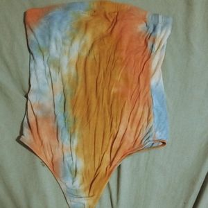 Fashion Nova Tie-Dye Bodysuit